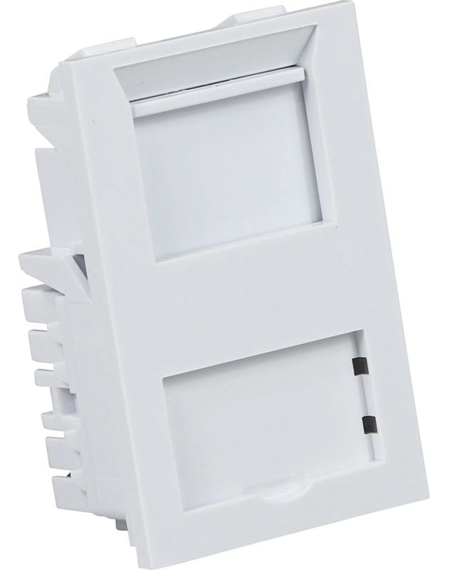 You Recently Viewed Excel Cat5e (UTP) Unscreened RJ45 Module - 6c Low Profile - White Image