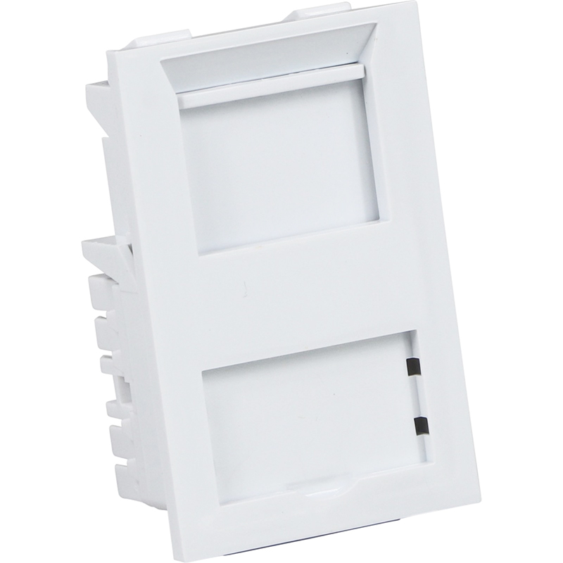 You Recently Viewed Excel Cat6 (UTP) Unscreened RJ45 Module - 6c Low Profile - White Image
