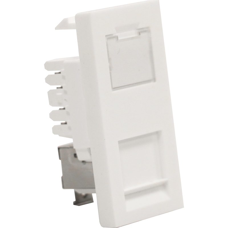 You Recently Viewed Excel CAT6a Screened Module White 50 x 25mm PK12 Image
