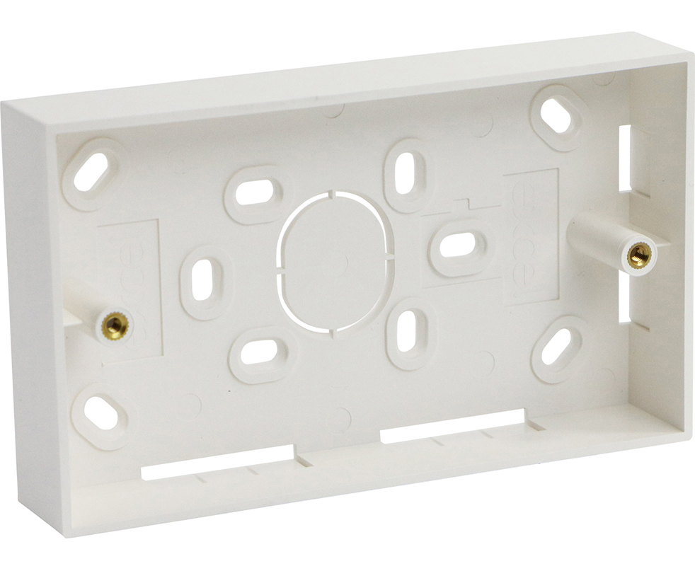 You Recently Viewed Excel Double Gang 27mm Deep Back Box Image