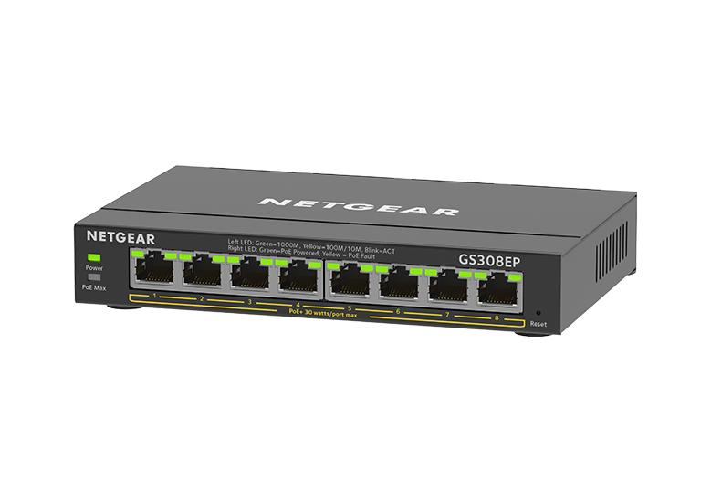 You Recently Viewed Netgear GS308EP-100UKS 8-Port PoE+ Gigabit Ethernet Plus Managed Switch Image