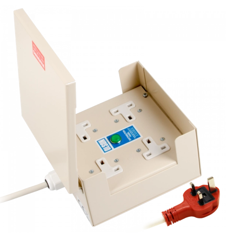 You Recently Viewed Olson HG13A/04/FB Hospital Grade 4 Way 13A Unswitched Free-Standing Floor Box PDU Image