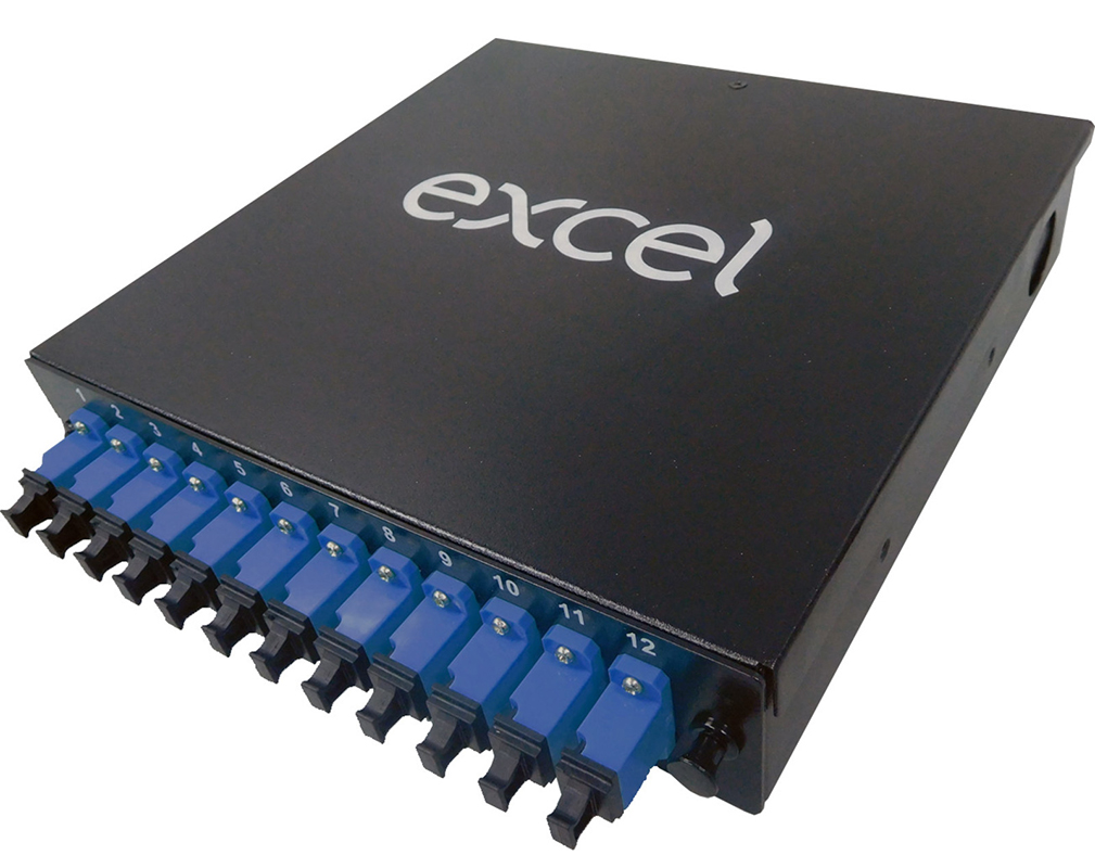 You Recently Viewed Enbeam 12 LC Duplex (24 Fibres) SM DIN Rail Box - Blue Image