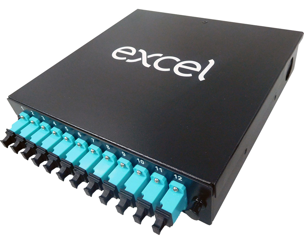 You Recently Viewed Enbeam 12 LC Duplex (24 Fibres) MM DIN Rail Box - Aqua Image