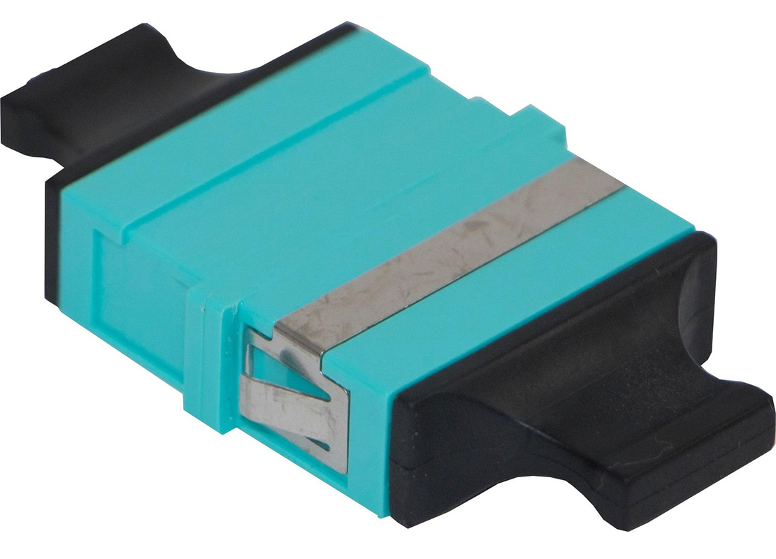 You Recently Viewed Enbeam SC Duplex Flangeless Adaptor Multimode - Aqua 6-Pack Image