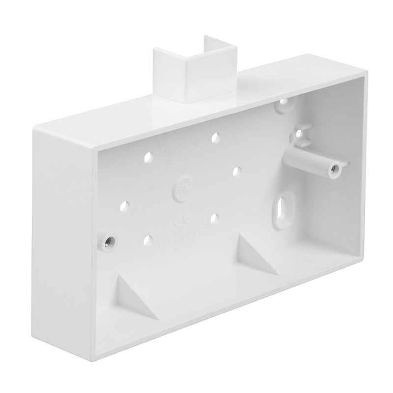 You Recently Viewed Marshall Tufflex MSSB16WH Accessory Box 2 Gang 32mm, White, 10 Pk Image