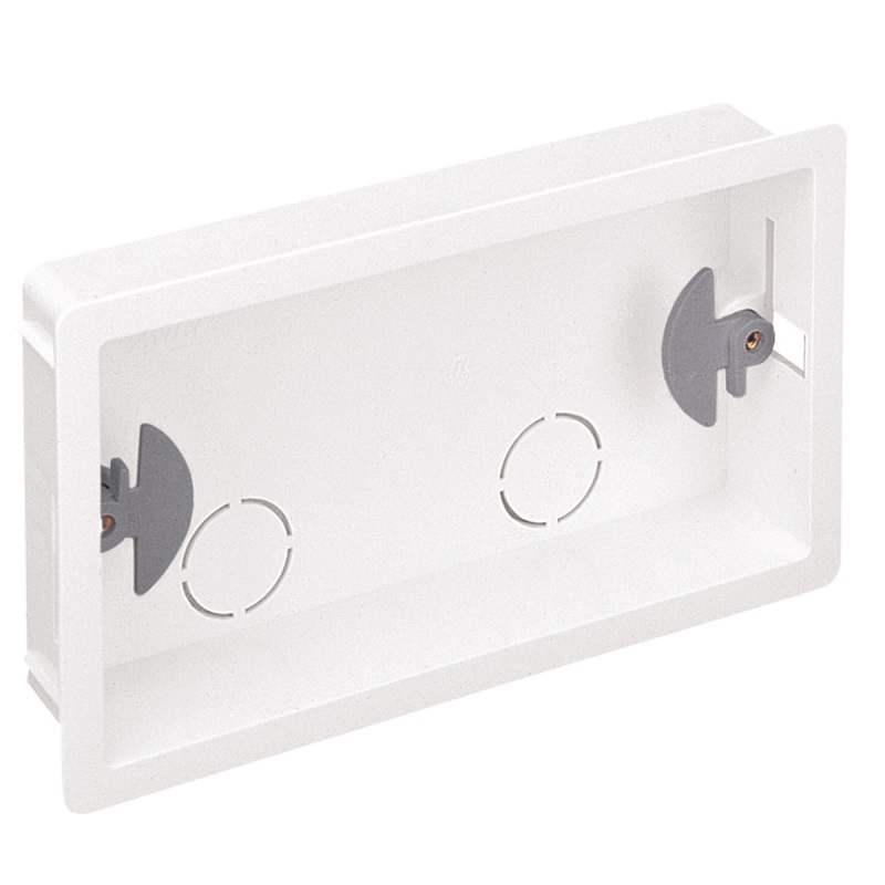 You Recently Viewed Marshall Tufflex MDLB14WH Shallow Box 2 Gang 1-9mm, White, 10 Pk Image
