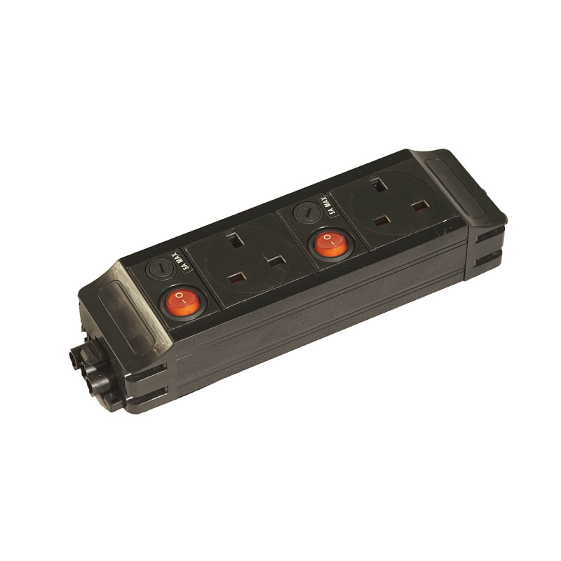 You Recently Viewed Marshall Tufflex UPM2002 2G Ind fused power switched, Black Image