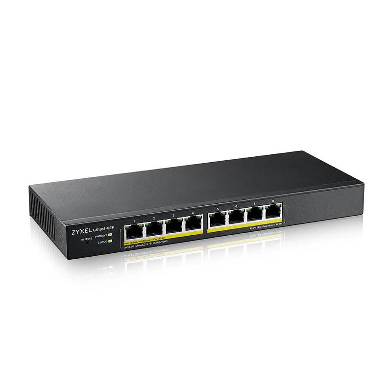You Recently Viewed Zyxel GS1915-8EP-GB0101F 8-port GbE Smart Managed PoE Switch Image