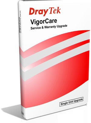 DrayTek VCARE-D3 VigorCare Enhanced Warranty Service Upgrade, 3 Years