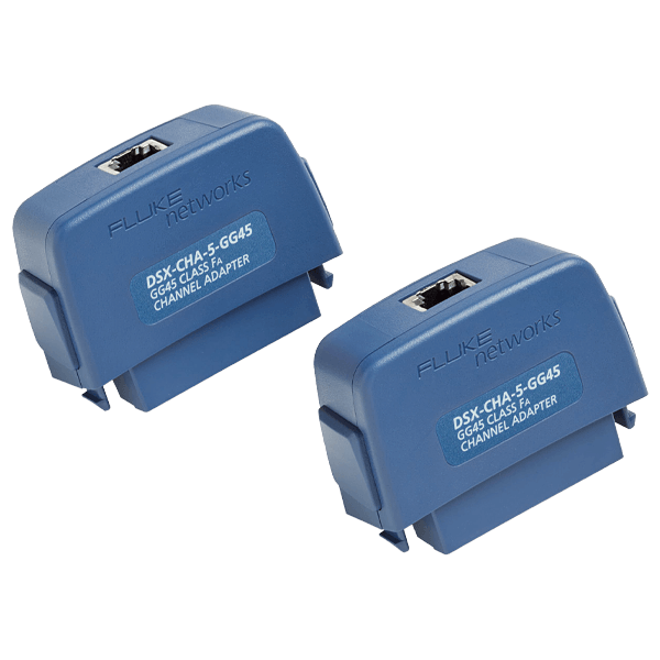 You Recently Viewed Fluke Networks DSX-CHA-5-GG45-S DSX-5000 GG45 Cat 7A/Class FA Channel Adapter Set Image