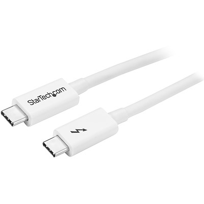You Recently Viewed StarTech TBLT3MM2MW 2m Thunderbolt 3- TB, USB, & DP Compatible White Image
