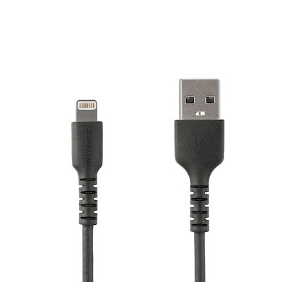 You Recently Viewed StarTech RUSBLTMM1MB 1m USBA - Lightning Cable Rugged Aramid Fiber Black Image