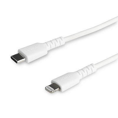 You Recently Viewed StarTech RUSBCLTMM1MW 1m USB C to Lightning Cable  w/Aramid Fibre White Image