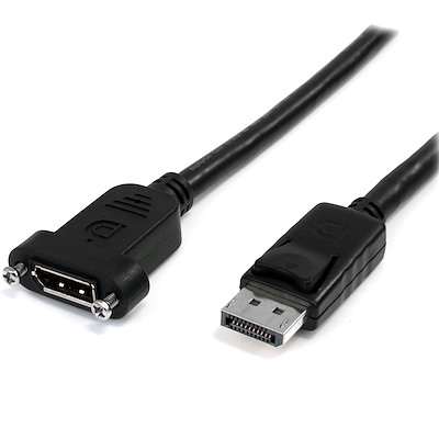 You Recently Viewed StarTech DPPNLFM3PW 1mtr DisplayPort Extension Panel Mount Cable - M/F Image