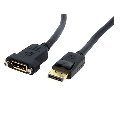 You Recently Viewed StarTech DPPNLFM3 1mtr DisplayPort Panel Mount Cable - F/M Image