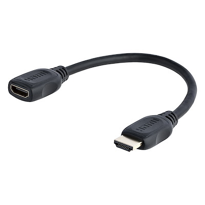 You Recently Viewed StarTech HDMIEXTAA6IN 6in High Speed HDMI Port Saver Cable M/F Image
