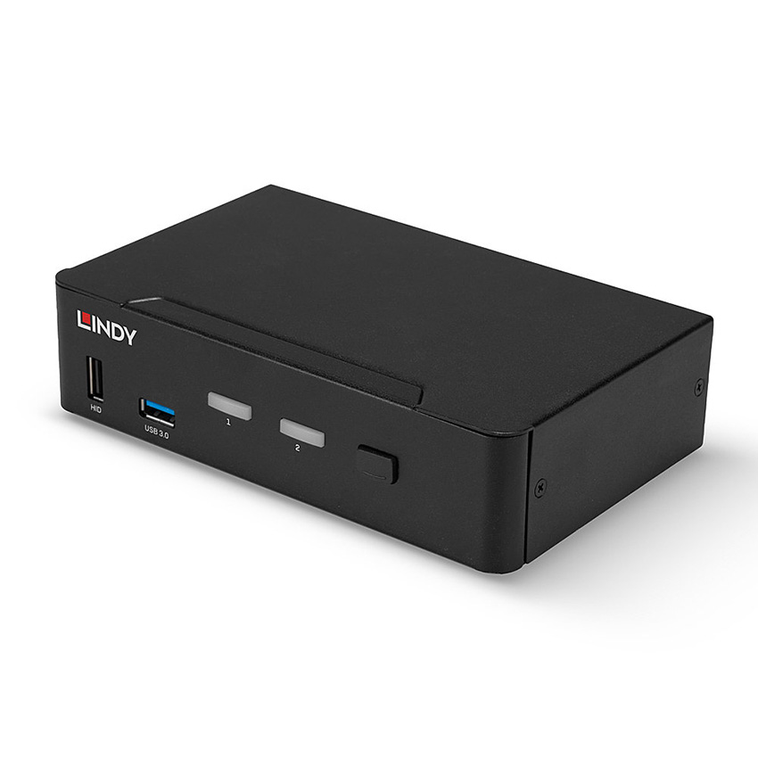 You Recently Viewed Lindy 39312 2 Port DisplayPort 1.4, USB 3.0 & Audio KVM Switch Image