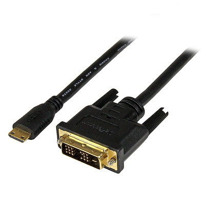 You Recently Viewed StarTech HDCDVIMM2M 2m Mini HDMI to DVI-D Cable - M/M Image