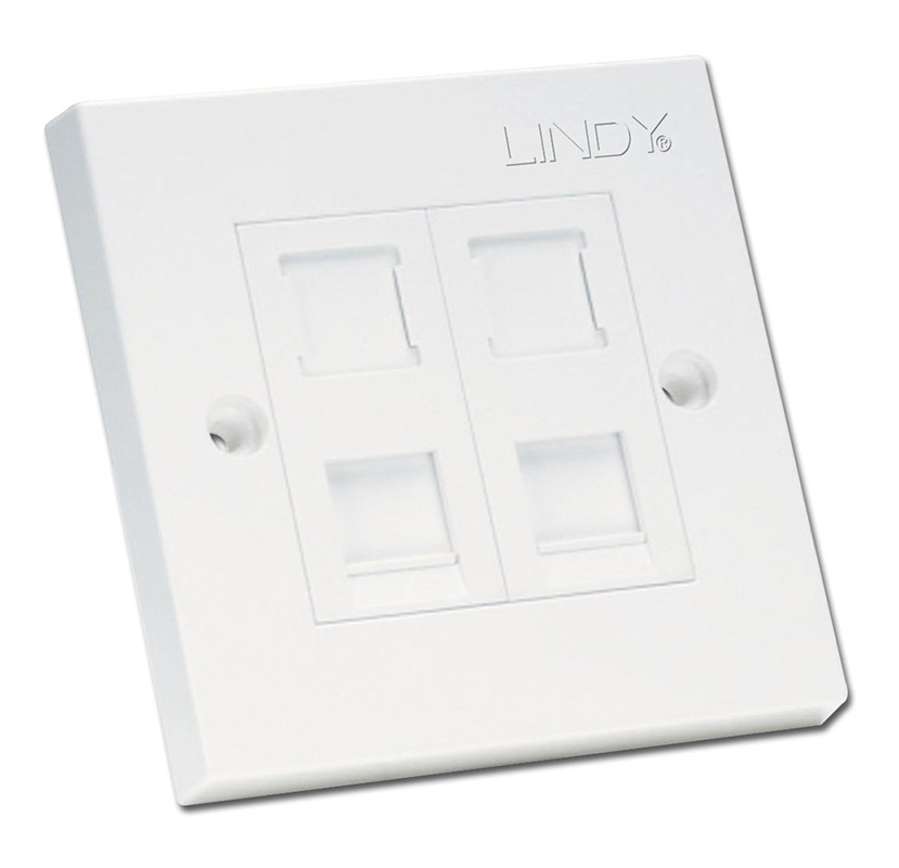 You Recently Viewed Lindy 60566 CAT6 Single Wall Plate Image