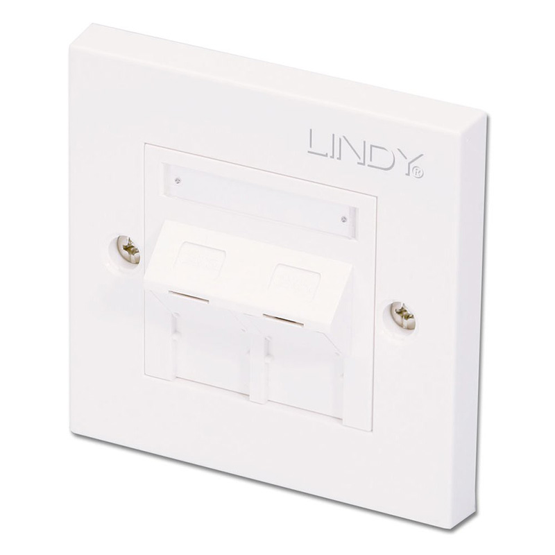 You Recently Viewed Lindy 60569 CAT5e Single Wall Plate Image