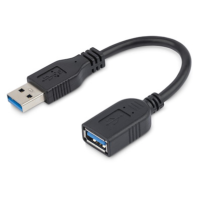You Recently Viewed StarTech USB3EXT6INBK USB 3.0 A-to-A extension cable - 6 in, black Image