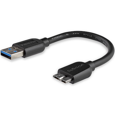 You Recently Viewed StarTech USB3AUB15CMS Slim Micro USB 3.0 Cable - M/M - 15cm (6in) Image