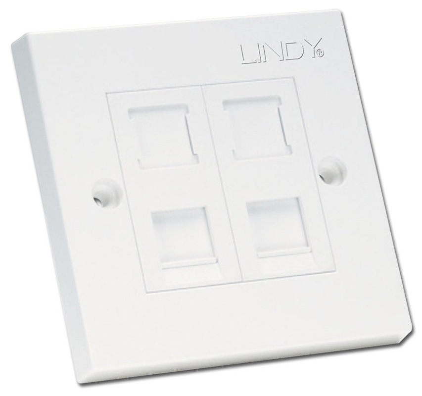 You Recently Viewed Lindy 60586 CAT5e Single Wall Plate Image