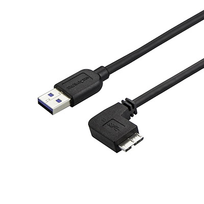 You Recently Viewed StarTech USB3AU50CMRS 0.5m Slim Micro-USB 3.0 Cable - Right-Angle M/M Image