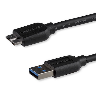 You Recently Viewed StarTech USB3AUB50CMS 0.5m Slim Micro USB 3.0 Cable - M/M Image