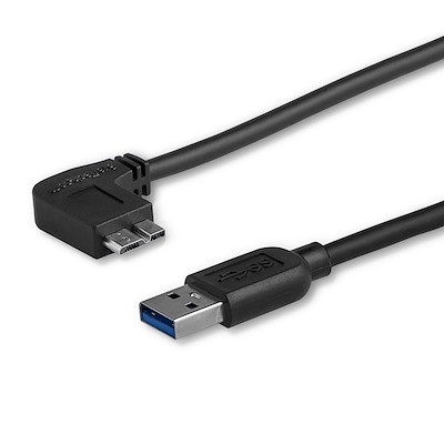 You Recently Viewed StarTech USB3AU50CMLS 0.5m Slim Micro USB 3.0 Cable - Left-Angle M/M Image