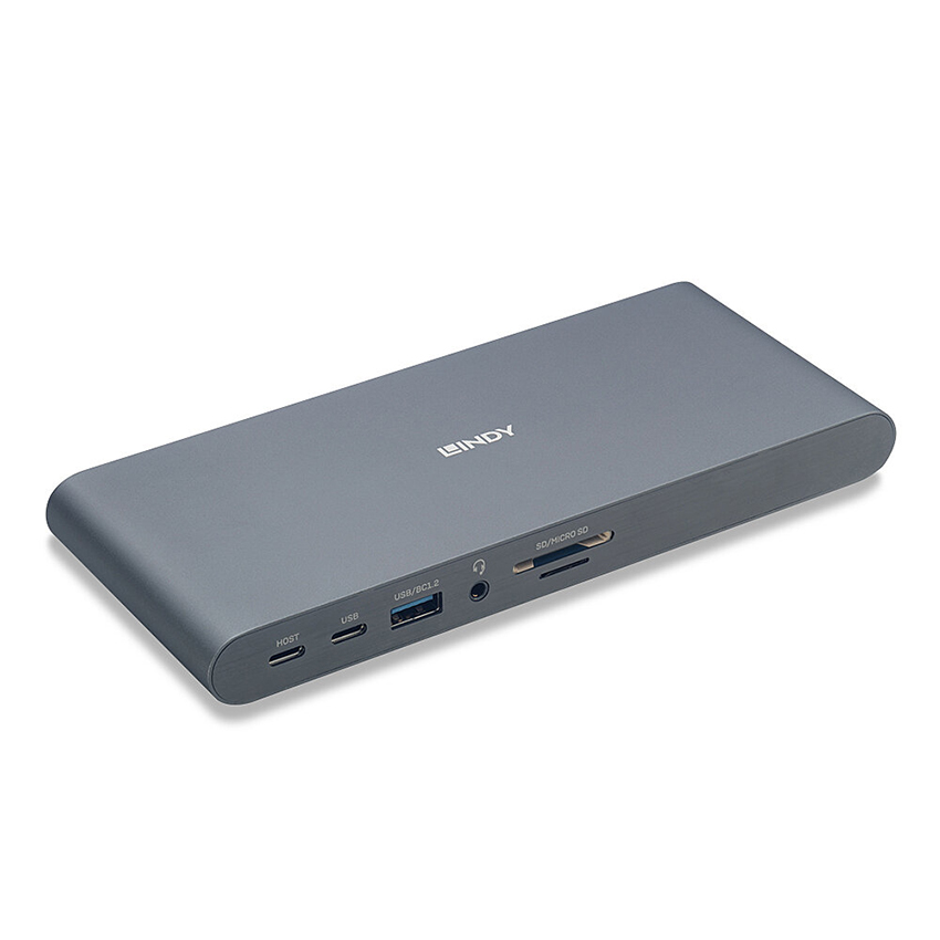 You Recently Viewed Lindy 43349 DST-Pro 5K XT, USB-C Laptop Docking Station with Triple Display (4K) or Single Display Image