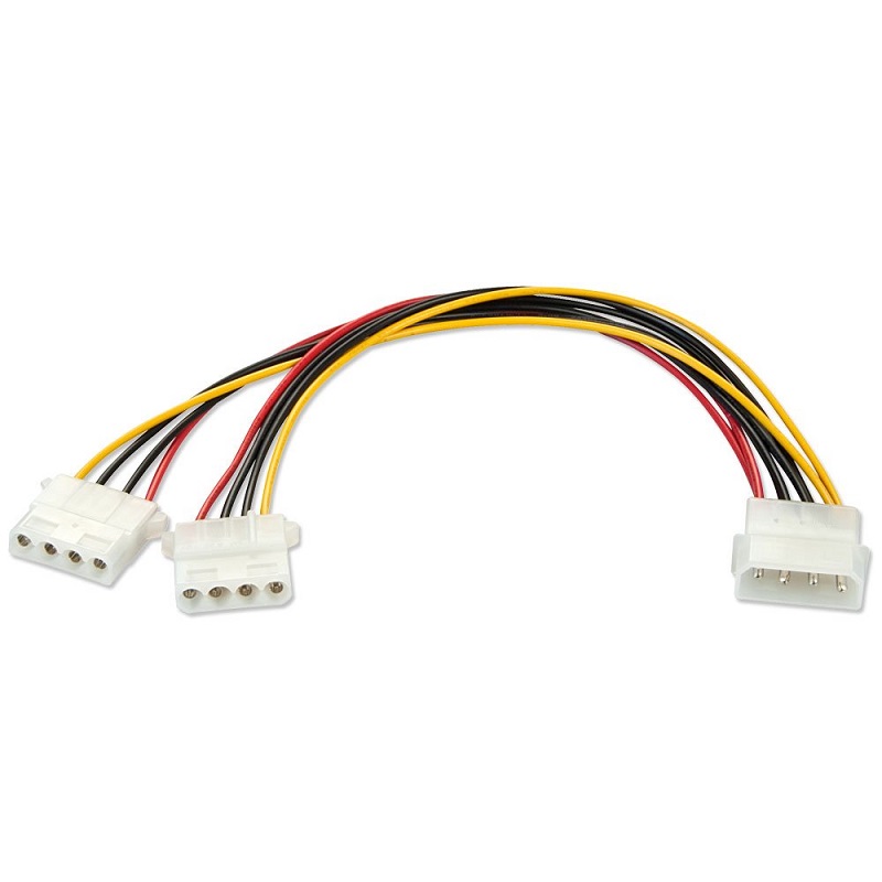 You Recently Viewed Lindy 33126 0.25m Power Adapter, LP4 Power to 2 x LP4 Power Image
