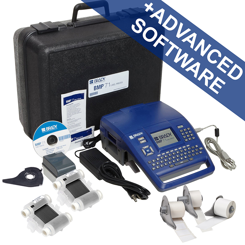 You Recently Viewed Brady BMP71-QY-UK-ELEC BMP71 Electrical Label Printer Kit Image
