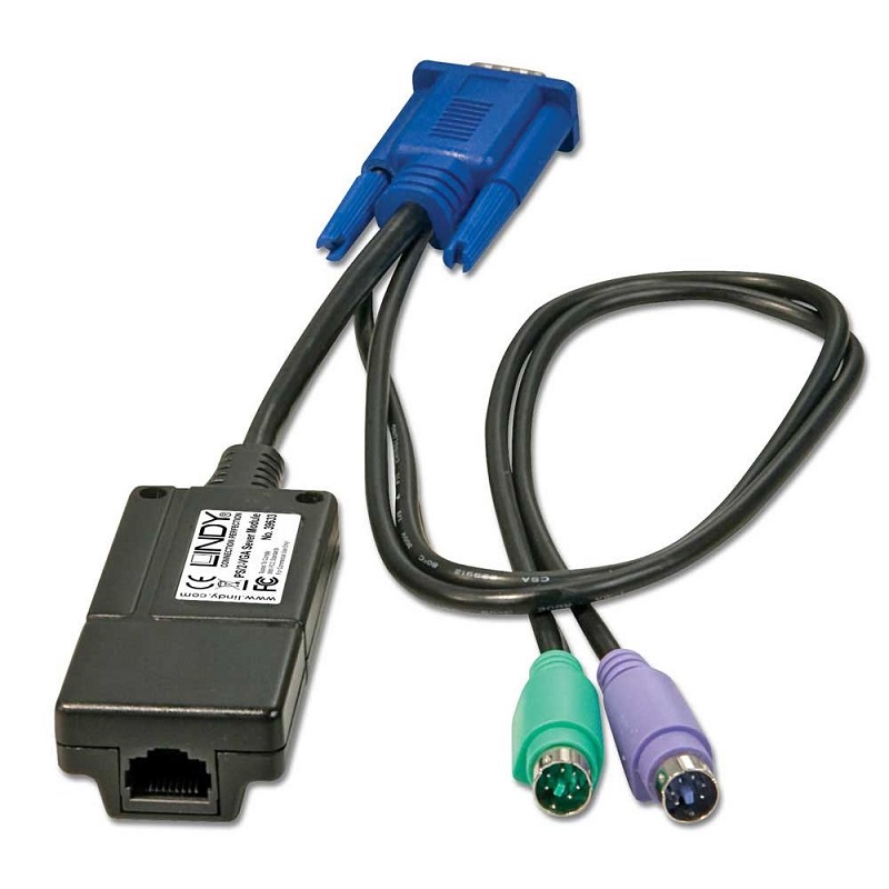 You Recently Viewed Lindy 39633 CAT-32 IP Computer Access Module. PS/2 & VGA Image