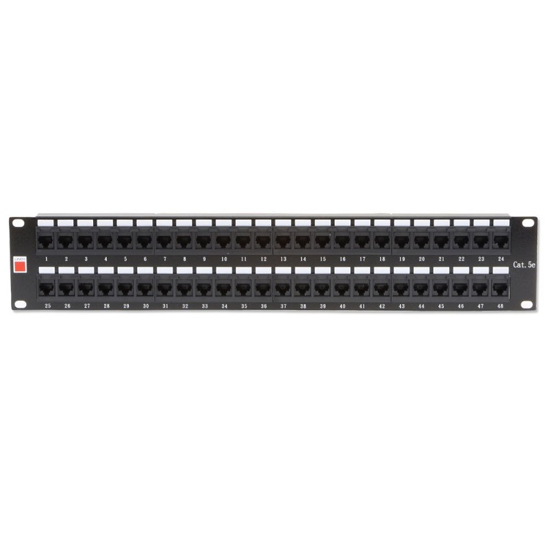 You Recently Viewed Lindy 20758 19in CAT5e 2U 48 Port RJ45 Unshielded Patch Panel Image
