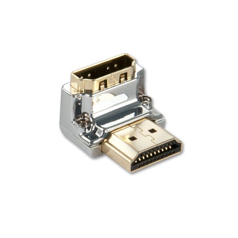You Recently Viewed Lindy 41505 CROMO HDMI (M) - HDMI (F) 90 Degree Adapter-Down Image