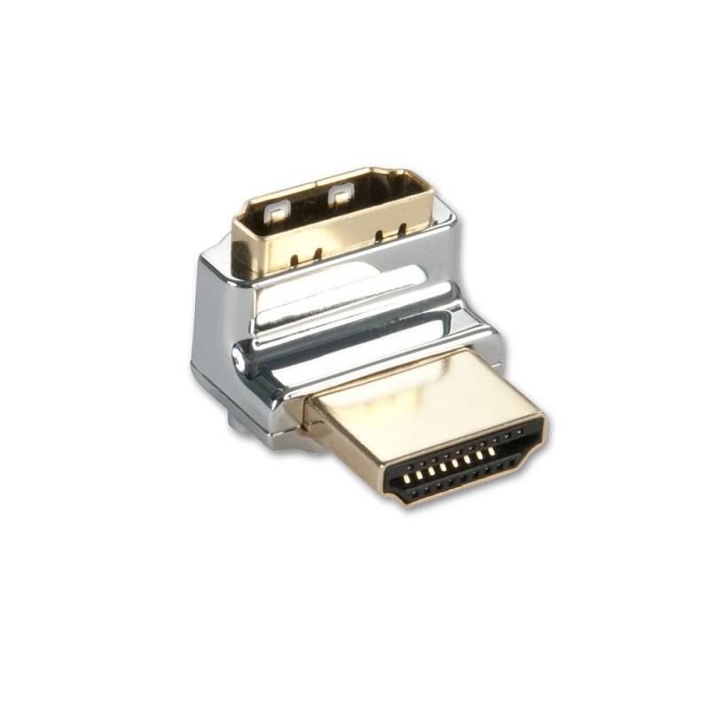 You Recently Viewed Lindy 41506 CROMO HDMI (M) - HDMI (F) 90 Degree Adapter-Up Image