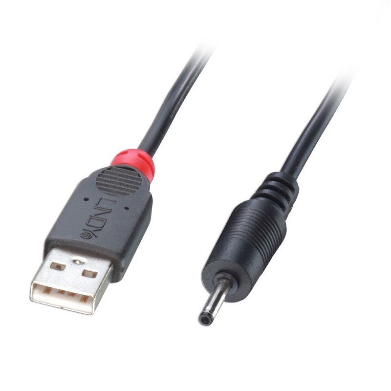 You Recently Viewed Lindy 70265 1.5m USB to 0.7mm Inner / 2.3mm Outer DC Cable Image