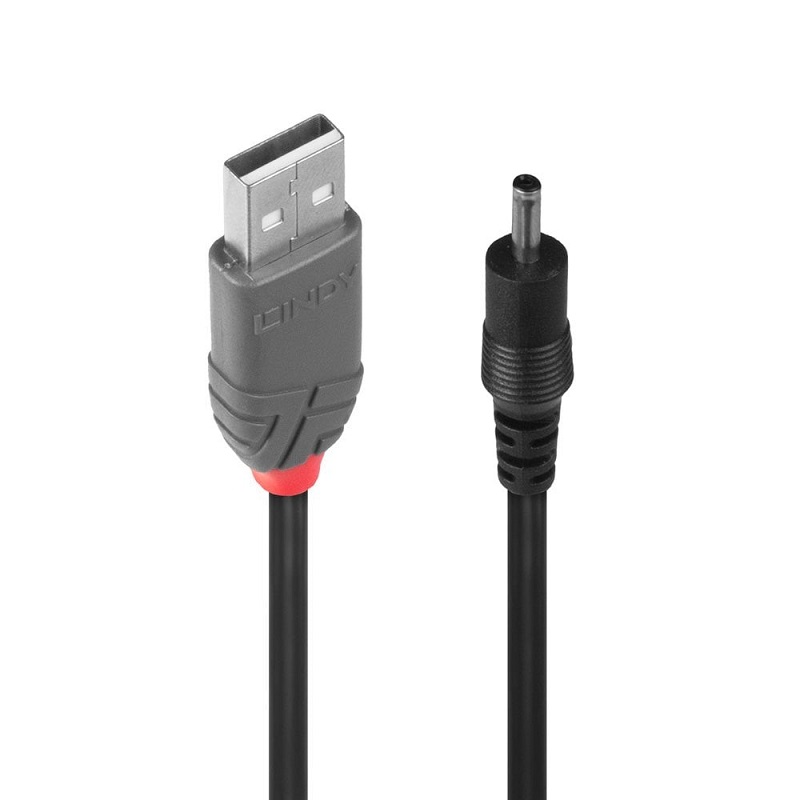 You Recently Viewed Lindy 70266 1.5m USB to 1.35mm Inner / 3.5mm Outer DC Cable Image