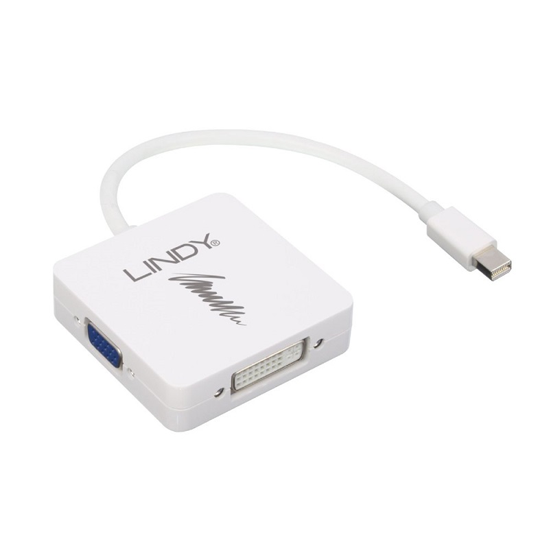 You Recently Viewed Lindy 41035 Mini DP to HDMI 1.4, DVI & VGA Converter Image