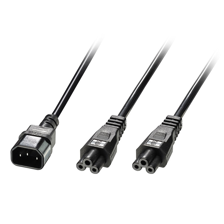 You Recently Viewed Lindy 30370 2.5m IEC C14 - 2xIEC C5 Splitter Extension Cable Image