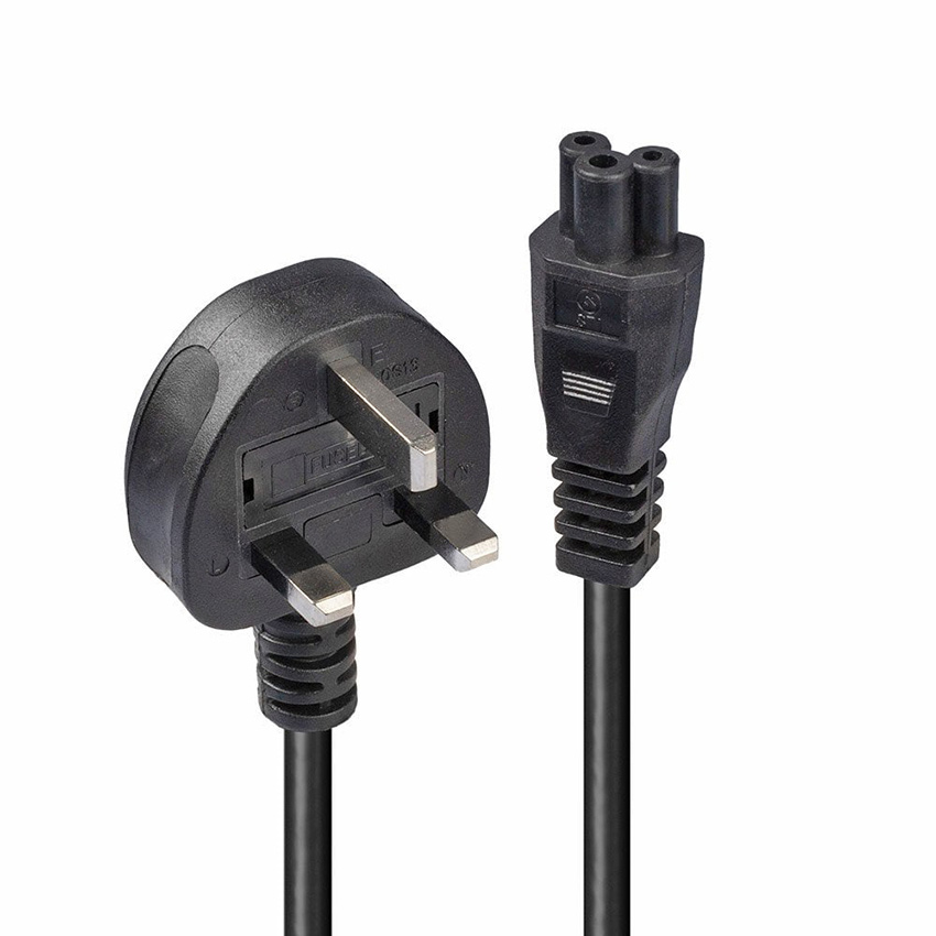 You Recently Viewed Lindy 30461 3m UK 3 Pin Plug to IEC C5 Power Cable Image