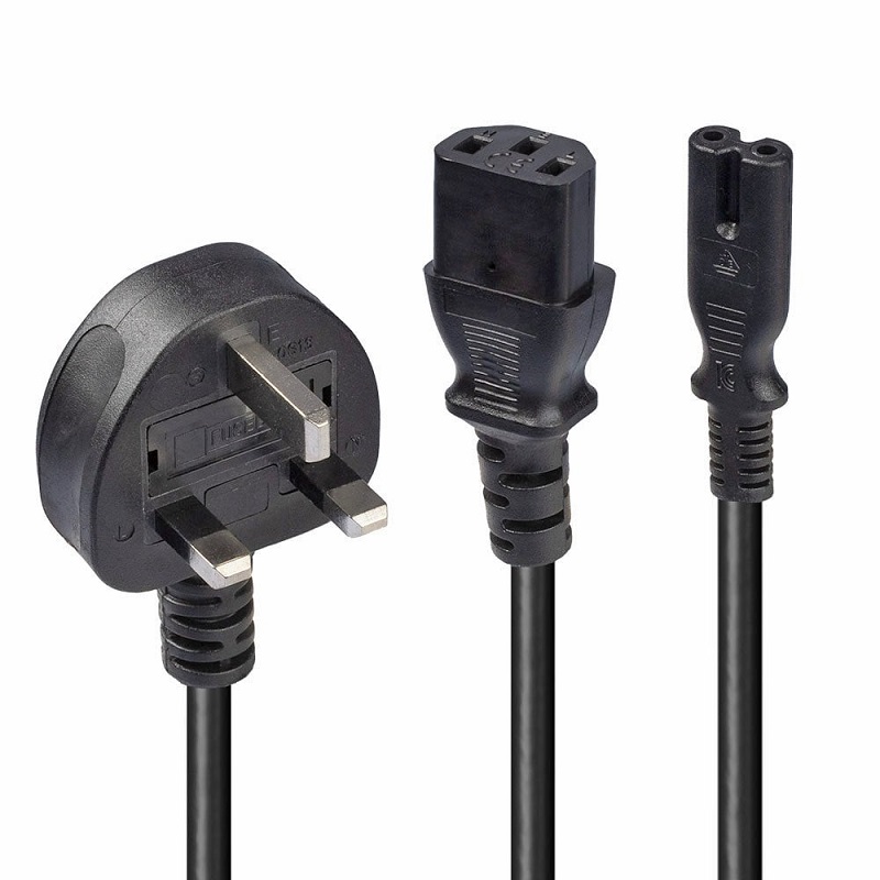 You Recently Viewed Lindy 30426 2.5m UK Plug -IEC C13, IEC C7 Splitter Ext Cable Image