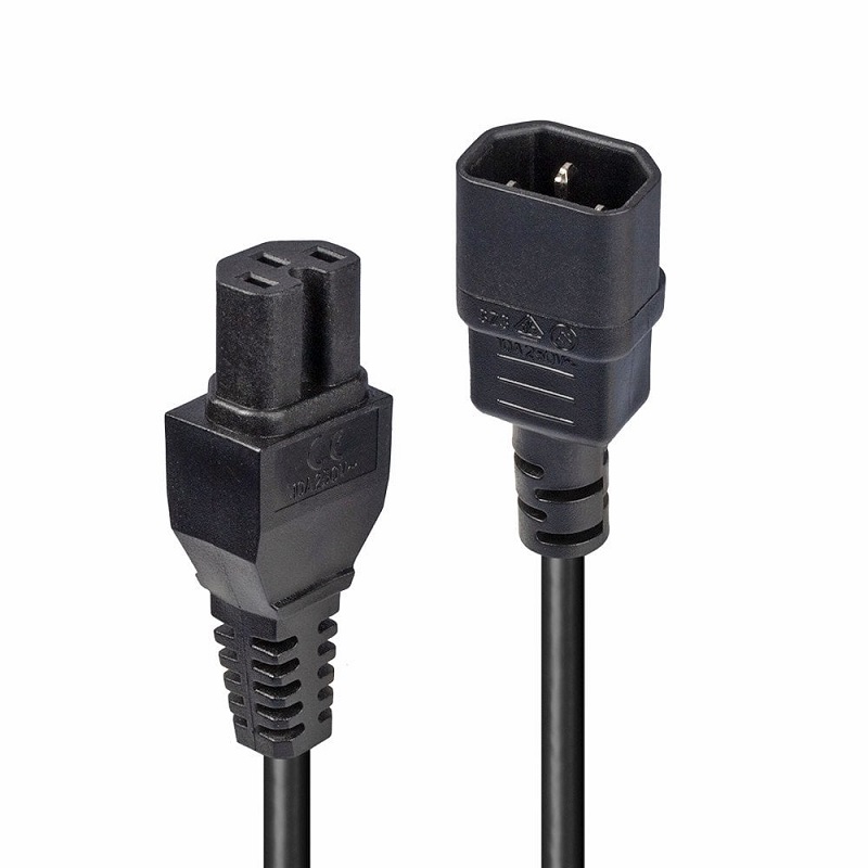 You Recently Viewed Lindy 30314 2m IEC C14 - IEC C15 Hot Condition Power Cable Image