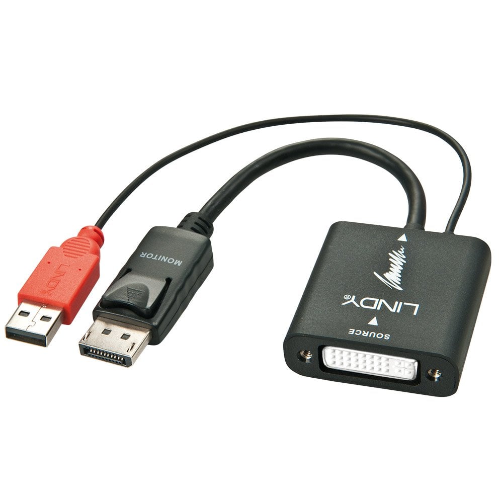 You Recently Viewed Lindy 38145 DVI to DisplayPort Active Converter Image