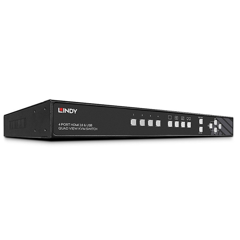 You Recently Viewed Lindy 32329 4 Port HDMI 4K Quad View KVM Switch Pro Image
