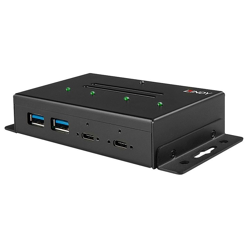 You Recently Viewed Lindy 43094 4 Port USB 3.2 Gen 2 Type C Metal Hub Image