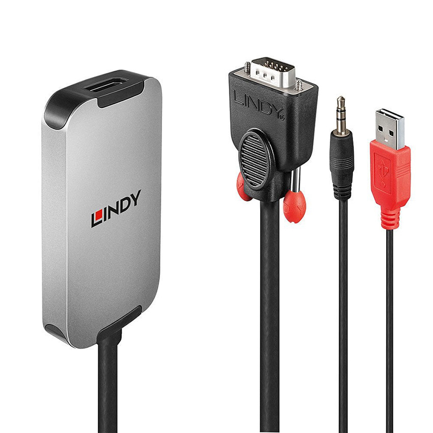 You Recently Viewed Lindy 38296 VGA to DisplayPort 1.2 Converter Image