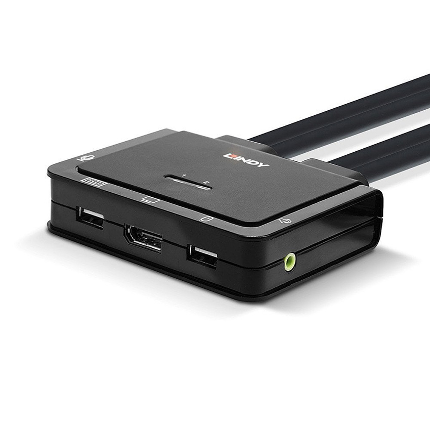 You Recently Viewed Lindy 42346 2 Port DP 1.2. USB Type C KVM Switch Image